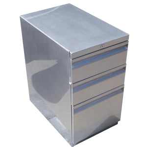 Box/Box/File Vintage Steel Pedestal